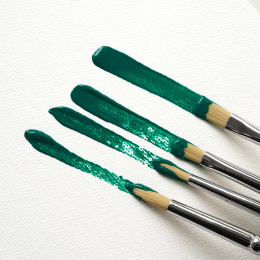 Synthetische penselen Universal 4-set in de groep Kunstenaarsmateriaal / Penselen / Acrylverf penselen bij Voorcrea (137637)