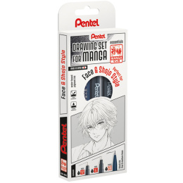 Drawing Set Manga Face & Shojo in de groep Pennen / Kunstenaarspotloden en -stiften / Fineliners bij Voorcrea (137666)