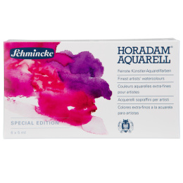 Horadam Aquarell Tube 5ml 6-set in de groep Kunstenaarsmateriaal / Kunstenaarsverf / Aquarelverf / Aquarelverf in tube bij Voorcrea (137786)
