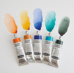 Horadam Aquarell Wood 20 ml 12-set in de groep Kunstenaarsmateriaal / Kunstenaarsverf / Aquarelverf / Aquarelverf in tube bij Voorcrea (137790)