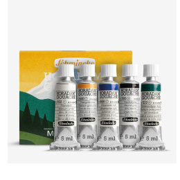 Horadam Gouache 5x5 ml Mountain Top in de groep Kunstenaarsmateriaal / Kunstenaarsverf / Gouache bij Voorcrea (137805)