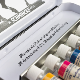 Akademie Aquarell Half Pans 6x5 ml in de groep Kunstenaarsmateriaal / Kunstenaarsverf / Aquarelverf / Aquarelverf in napje bij Voorcrea (137809)