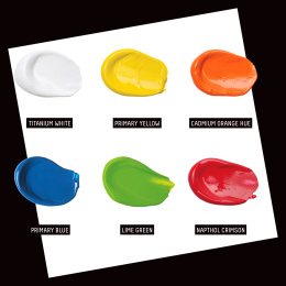 Acrylverf Basics Creator's Set 6x22 ml in de groep Kunstenaarsmateriaal / Kunstenaarsverf / Acrylverf bij Voorcrea (137828)