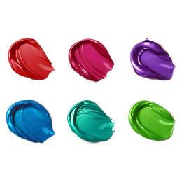 Acrylverf Basics Metallic Set 6x22 ml in de groep Kunstenaarsmateriaal / Kunstenaarsverf / Acrylverf bij Voorcrea (137836)