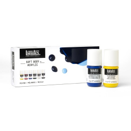 Acrylverf Soft Body Mixing Set 6x22 ml in de groep Kunstenaarsmateriaal / Kunstenaarsverf / Acrylverf bij Voorcrea (137837)