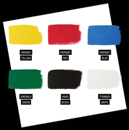 Gouacheverf Primaries Set 6x59 ml in de groep Kunstenaarsmateriaal / Kunstenaarsverf / Gouache bij Voorcrea (137843)