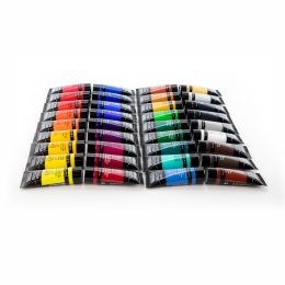Acrylverf Basics Set 36x22 ml in de groep Kunstenaarsmateriaal / Kunstenaarsverf / Acrylverf bij Voorcrea (137848)