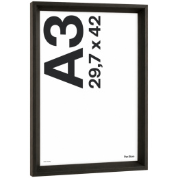 Houten lijst Espresso 29,7x42 cm A3 in de groep Creëren & Hobby / Organiseren / Lijsten / Bruine lijsten bij Voorcrea (137897)
