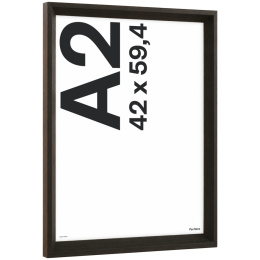 Houten lijst Espresso 42x59,4 cm A2 in de groep Creëren & Hobby / Organiseren / Lijsten / Bruine lijsten bij Voorcrea (137899)