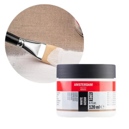 White gesso 1001 120 ml in de groep Kunstenaarsmateriaal / Schildermedia en vernis / Gesso en primer bij Voorcrea (137980)