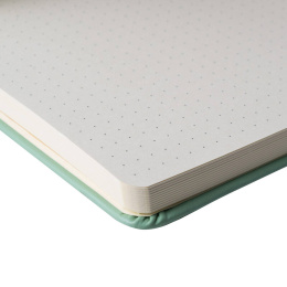 Notebook 13x21 cm Hard Cover Pale Patina Dotted in de groep Papier & Blokken / Schrijven en noteren / Notitieboeken bij Voorcrea (137992)
