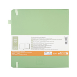 Notebook 20x20 cm Hard Cover Pale Patina Dotted in de groep Papier & Blokken / Schrijven en noteren / Notitieboeken bij Voorcrea (137993)