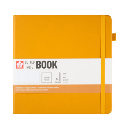 Notebook 20x20 cm Hard Cover Japanese Kerria Dotted in de groep Papier & Blokken / Schrijven en noteren / Notitieboeken bij Voorcrea (137994)