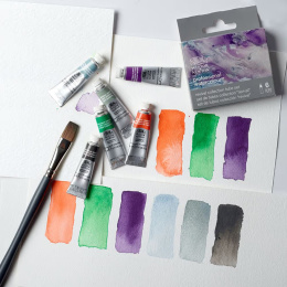 Professional Aquarelverf Tube 5 ml Revival 6-set in de groep Kunstenaarsmateriaal / Kunstenaarsverf / Aquarelverf / Aquarelverf in tube bij Voorcrea (137999)