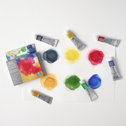 Professional Aquarelverf Tube 5 ml Foundation 6-set in de groep Kunstenaarsmateriaal / Kunstenaarsverf / Aquarelverf / Aquarelverf in tube bij Voorcrea (138000)