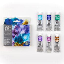 Professional Aquarelverf Tube 5 ml Granualation 6-set in de groep Kunstenaarsmateriaal / Kunstenaarsverf / Aquarelverf / Aquarelverf in tube bij Voorcrea (138001)