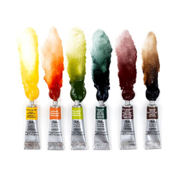 Professional Aquarelverf Tube 5 ml Rich Earth 6-set in de groep Kunstenaarsmateriaal / Kunstenaarsverf / Aquarelverf / Aquarelverf in tube bij Voorcrea (138002)