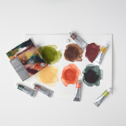 Professional Aquarelverf Tube 5 ml Rich Earth 6-set in de groep Kunstenaarsmateriaal / Kunstenaarsverf / Aquarelverf / Aquarelverf in tube bij Voorcrea (138002)
