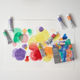 Professional Aquarelverf Tube 5 ml Winsor 6-set in de groep Kunstenaarsmateriaal / Kunstenaarsverf / Aquarelverf / Aquarelverf in tube bij Voorcrea (138003)