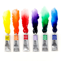 Professional Aquarelverf Tube 5 ml Winsor 6-set in de groep Kunstenaarsmateriaal / Kunstenaarsverf / Aquarelverf / Aquarelverf in tube bij Voorcrea (138003)