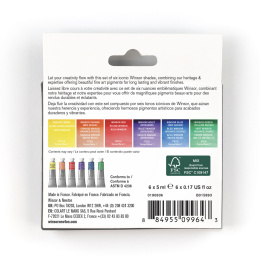 Professional Aquarelverf Tube 5 ml Winsor 6-set in de groep Kunstenaarsmateriaal / Kunstenaarsverf / Aquarelverf / Aquarelverf in tube bij Voorcrea (138003)