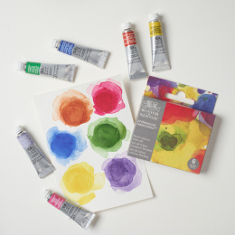 Professional Aquarelverf Tube 5 ml Revival 6-set in de groep Kunstenaarsmateriaal / Kunstenaarsverf / Aquarelverf / Aquarelverf in tube bij Voorcrea (138004)