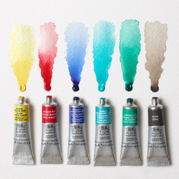 Professional Aquarelverf Tube 5 ml Urban 6-set in de groep Kunstenaarsmateriaal / Kunstenaarsverf / Aquarelverf / Aquarelverf in tube bij Voorcrea (138005)