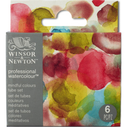Professional Aquarelverf Tube 5 ml Mindful 6-set in de groep Kunstenaarsmateriaal / Kunstenaarsverf / Aquarelverf / Aquarelverf in tube bij Voorcrea (138006)