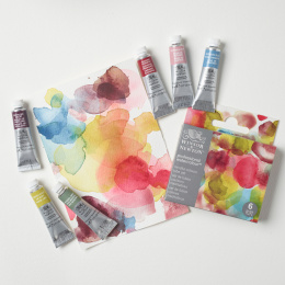 Professional Aquarelverf Tube 5 ml Mindful 6-set in de groep Kunstenaarsmateriaal / Kunstenaarsverf / Aquarelverf / Aquarelverf in tube bij Voorcrea (138006)