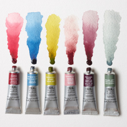 Professional Aquarelverf Tube 5 ml Mindful 6-set in de groep Kunstenaarsmateriaal / Kunstenaarsverf / Aquarelverf / Aquarelverf in tube bij Voorcrea (138006)
