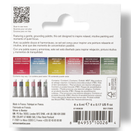 Professional Aquarelverf Tube 5 ml Mindful 6-set in de groep Kunstenaarsmateriaal / Kunstenaarsverf / Aquarelverf / Aquarelverf in tube bij Voorcrea (138006)