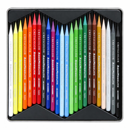 Aqua Monolith Aquarelpotloden 24-delige set in de groep Pennen / Kunstenaarspotloden en -stiften / Kleurpotloden bij Voorcrea (138026)