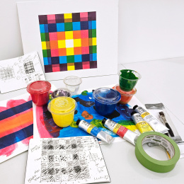 Galeria Acrylverf 5x60ml Process set in de groep Kunstenaarsmateriaal / Kunstenaarsverf / Acrylverf bij Voorcrea (138041)