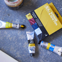 Galeria Acrylverf 5x60ml Process set in de groep Kunstenaarsmateriaal / Kunstenaarsverf / Acrylverf bij Voorcrea (138041)