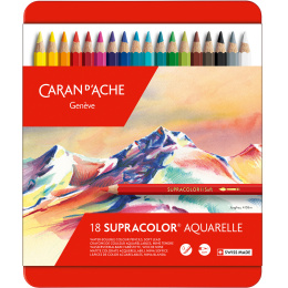 Supracolor Aquarel 18-pack in de groep Pennen / Kunstenaarspotloden en -stiften / Aquarelpotloden bij Voorcrea (138049)