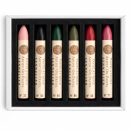 Oliepastel Rose in bloom 5 ml 6-set in de groep Kunstenaarsmateriaal / Kunstenaarsverf / Pastel / Oliepastels bij Voorcrea (138065)