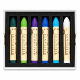 Oliepastel Seascape 5 ml 6-set in de groep Kunstenaarsmateriaal / Kunstenaarsverf / Pastel / Oliepastels bij Voorcrea (138066)