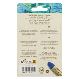 Oliepastel Seascape 5 ml 6-set in de groep Kunstenaarsmateriaal / Kunstenaarsverf / Pastel / Oliepastels bij Voorcrea (138066)