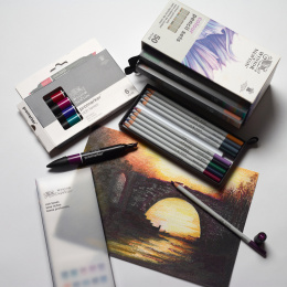 Studio Collection Kleurpotloden 50-set in de groep Kunstenaarsmateriaal / Kunstenaarssets / Colored pencils in sets bij Voorcrea (138082)