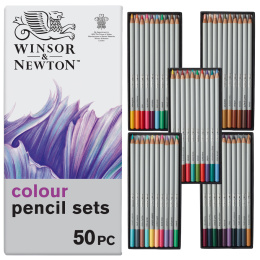 Studio Collection Kleurpotloden 50-set in de groep Kunstenaarsmateriaal / Kunstenaarssets / Colored pencils in sets bij Voorcrea (138082)