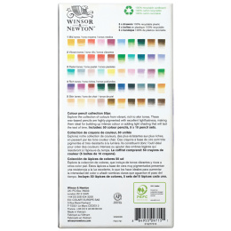 Studio Collection Kleurpotloden 50-set in de groep Kunstenaarsmateriaal / Kunstenaarssets / Colored pencils in sets bij Voorcrea (138082)