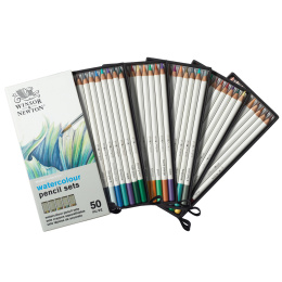 Studio Collection Aquarelpotloden Box 50-set in de groep Pennen / Kunstenaarspotloden en -stiften / Aquarelpotloden bij Voorcrea (138083)