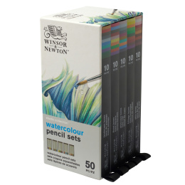Studio Collection Aquarelpotloden Box 50-set in de groep Pennen / Kunstenaarspotloden en -stiften / Aquarelpotloden bij Voorcrea (138083)