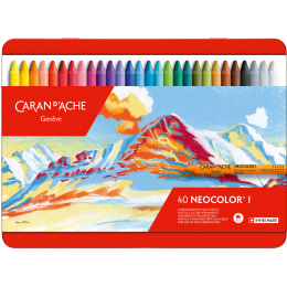 Neocolor I Pastelkrijt 40-set in de groep Kunstenaarsmateriaal / Krijt en potloden / Pastelkrijt bij Voorcrea (138090)