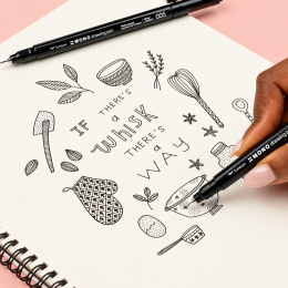 Fineliner MONO Drawing Fine 4-delige set in de groep Pennen / Schrijven / Fineliners bij Voorcrea (138132)