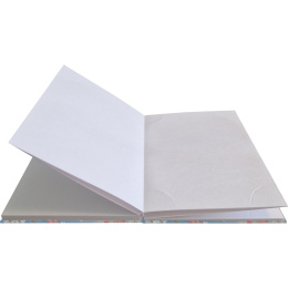 Notebook Goshuincho Blue Flower in de groep Papier & Blokken / Tekenblokken / Schetsboeken bij Voorcrea (138160)