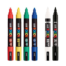 PC-5M/BR 4-set in de groep Pennen / Kunstenaarspotloden en -stiften / Illustratiemarkers bij Voorcrea (138267)