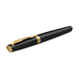 Meridian Matte Black/Chrome Rollerball in de groep Pennen / Fine Writing / Rollerball bij Voorcrea (138297)
