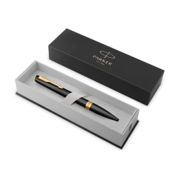Meridian Matte Black/Chrome Balpen in de groep Pennen / Fine Writing / Balpennen bij Voorcrea (138298)