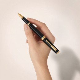 Meridian Matte Black/Gold Reservoar in de groep Pennen / Fine Writing / Luxe pennen bij Voorcrea (138299_r)
